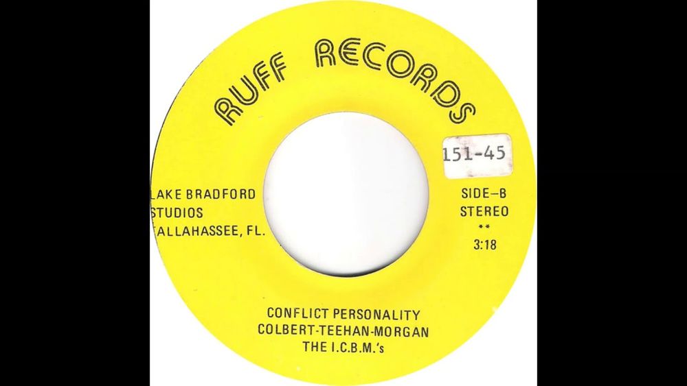 The I.C.B.M.'s - Conflict Personality [Tallahassee, FL / Garage Rock / New Wave / 1983]