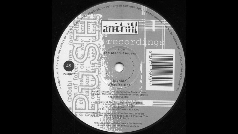 Ant Hill - Bad Mans Fingers [UK, Electronic/Jungle] (1997)