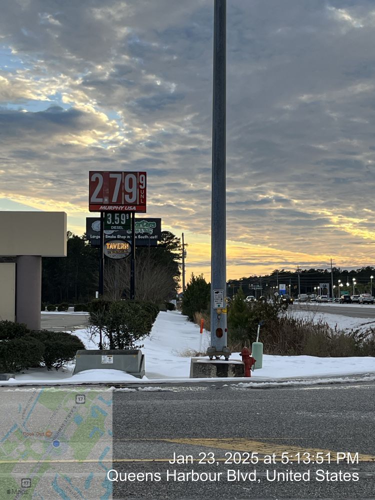 Gas price is $2.79 on January 23, 2025