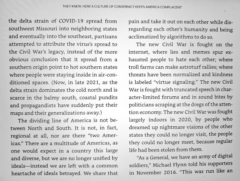 long pages of text from THEY KNEW about manipulative attempts by oligarchs and media to start a civil war