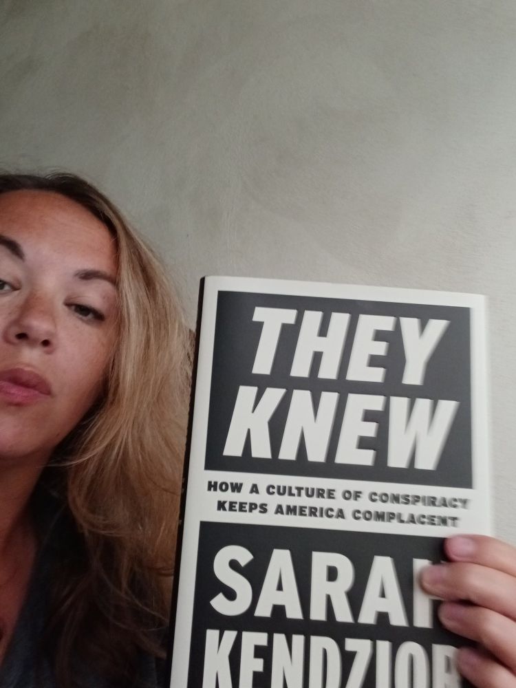 Me and my book THEY KNEW. Why aren't YOU holding it?!