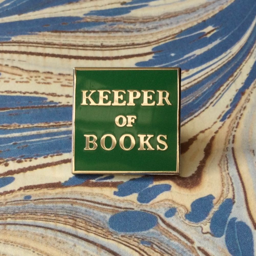 Enamel Badge - Keeper of Books - Innerpeffray Library