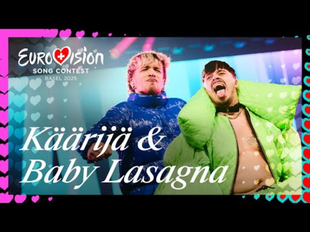 Käärijä & Baby Lasagna - #eurodab at the Grand Final | Eurovision 2025 | #UnitedByMusic ​​🇨🇭