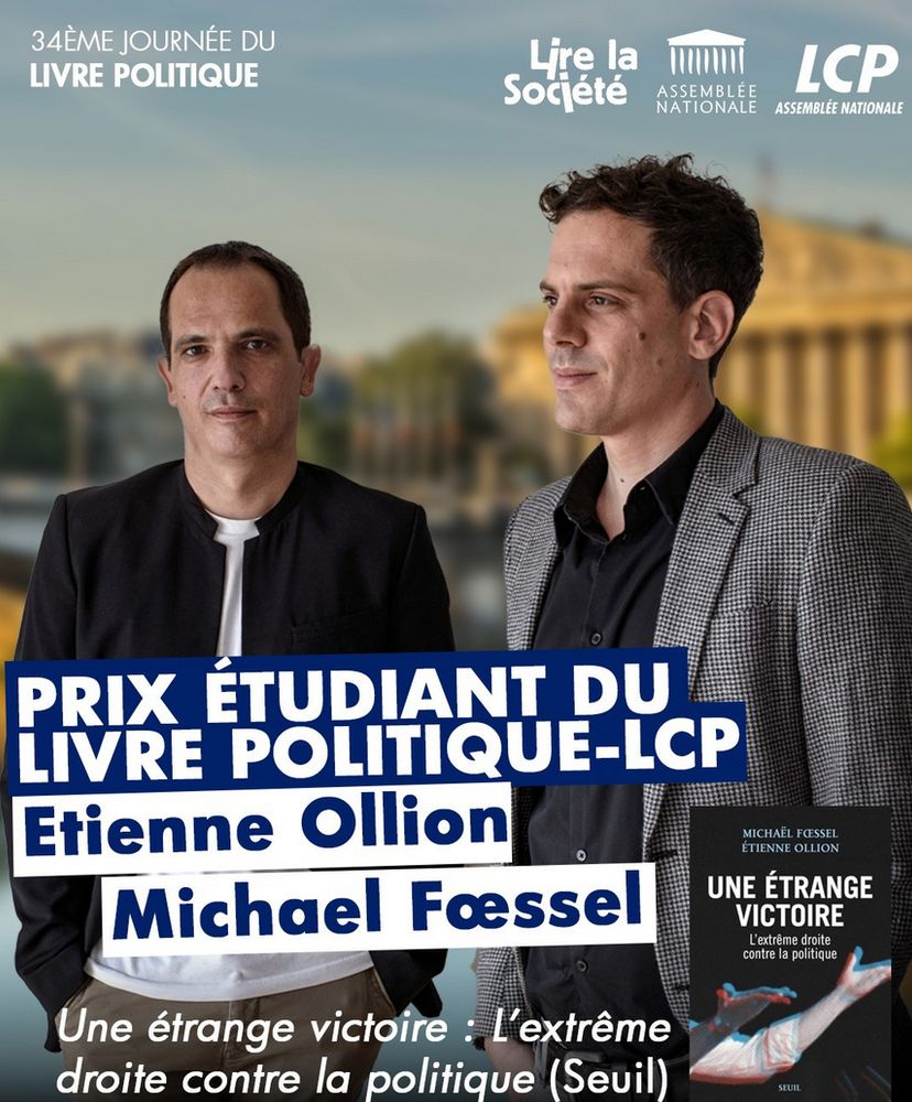 Prix étudiant du livre politique - Une étrange victoire