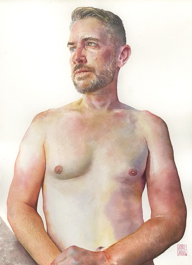 Self portrait by Gabriel Garbow