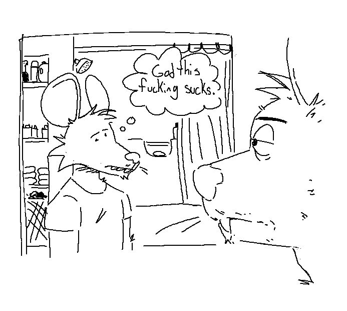 "God this fucking sucks."