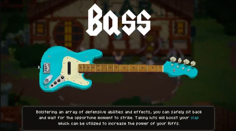 Screenshot of Fretless showing the bass
