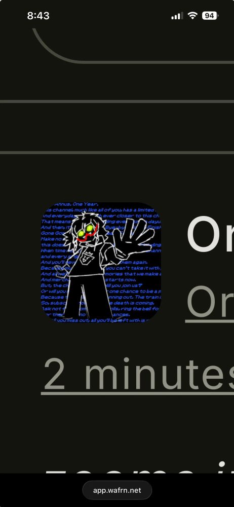 Op profile but with a very hadly drawn moustache 