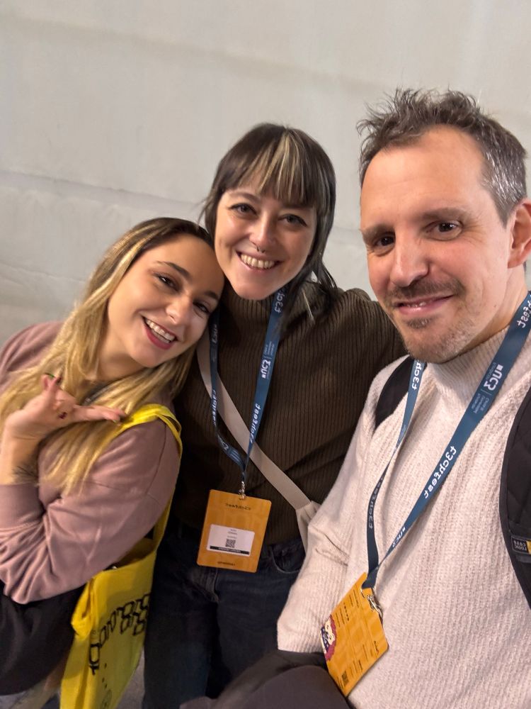 Jimena, Anawolfdev y Antonio en el t3chfest