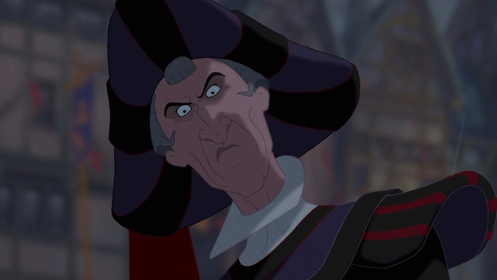 Claude Frollo from "The Hunchback of Notre Dame"