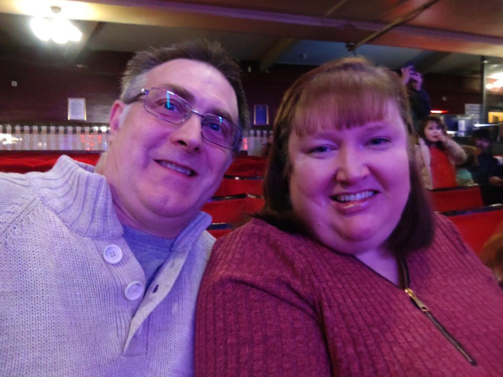 Afternoon at the Theatre selfie with the better half 
