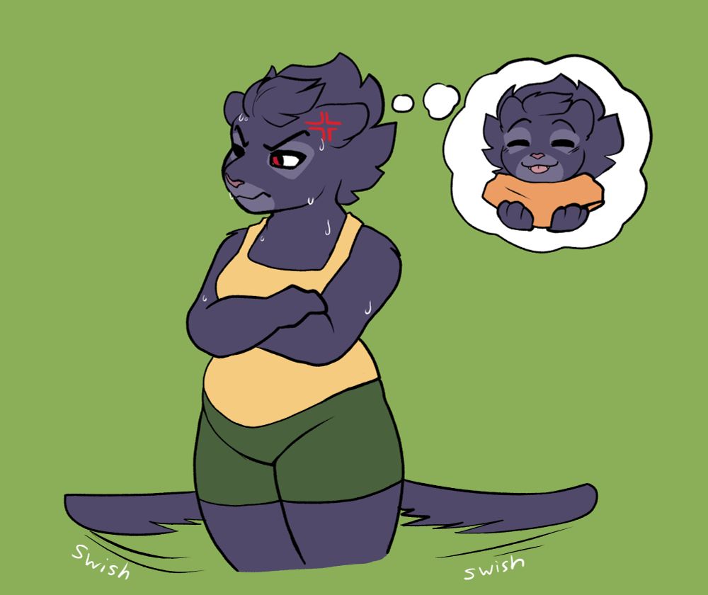 Clairen laments thinking about the cozy clothes she could be wearing but it's too hot out