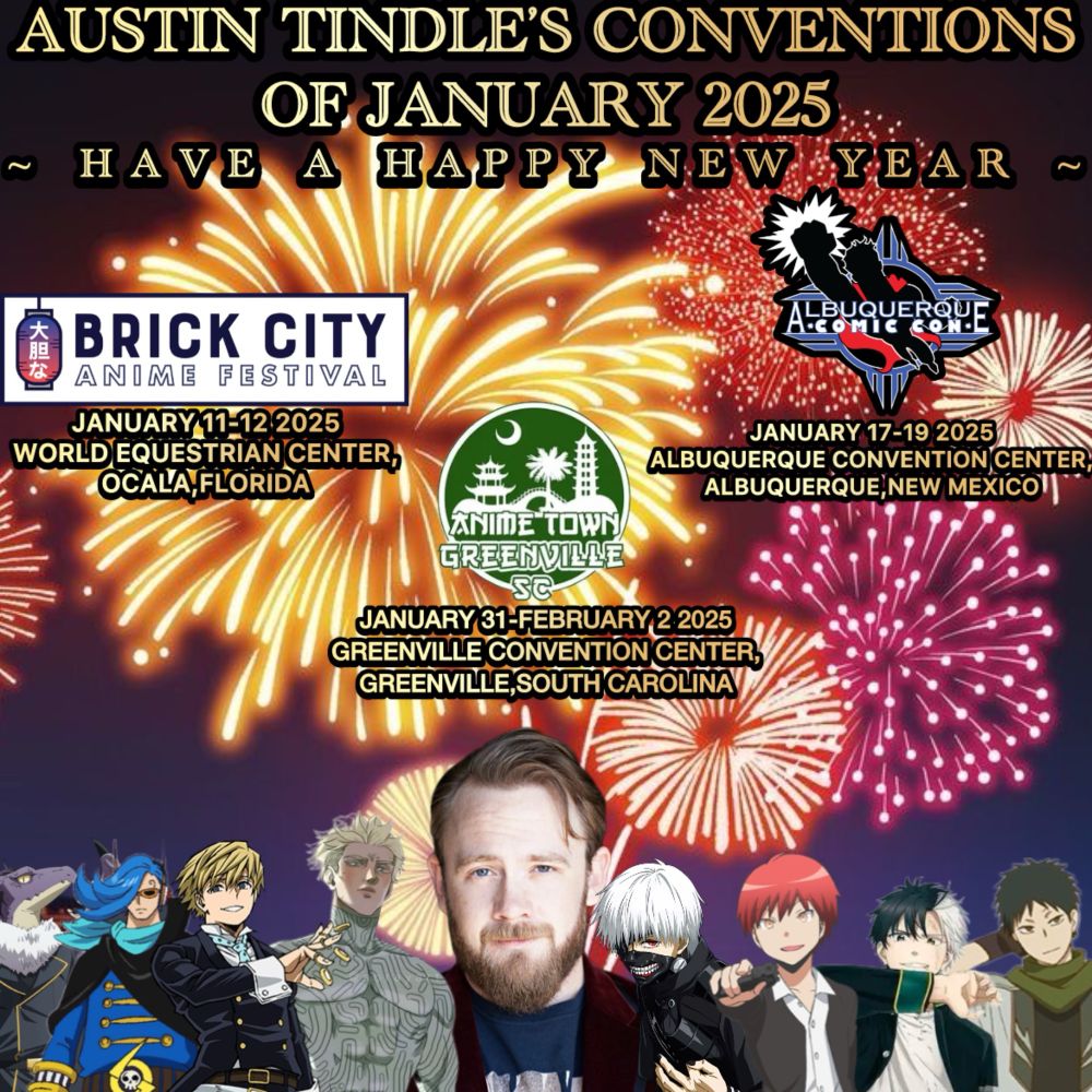 Austin Tindle’s conventions on January 2025