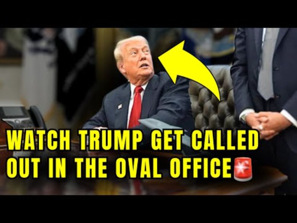 WATCH: Trump Just Got Called Out TO HIS FACE In The OVAL OFFICE🚨