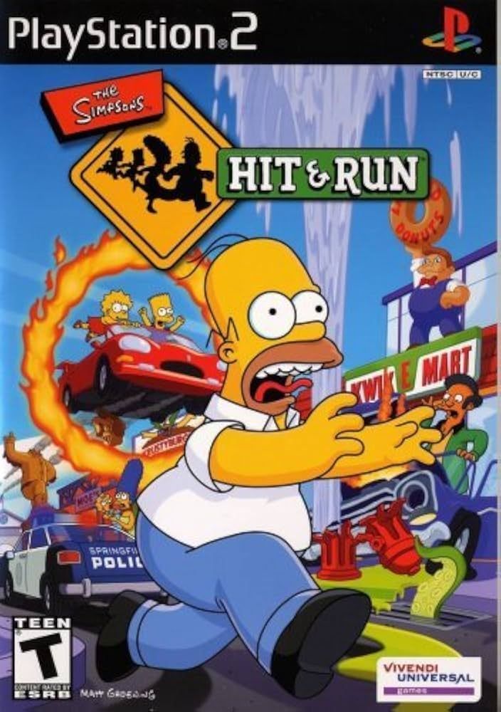 Box art for Simpsons Hit & Run