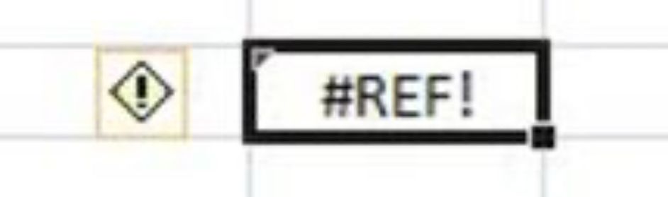 An Excel cell reads #REF!