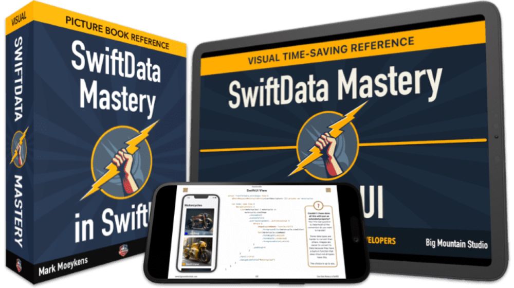 Visually learn SwiftData in SwiftUI with this picture book from Big Mountain Studio