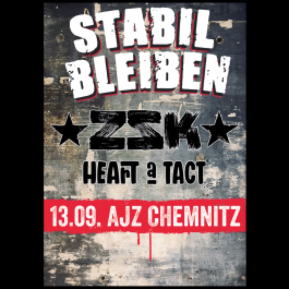 ZSK Ticket '13.09.2024' Chemnitz, AJZ Talschock