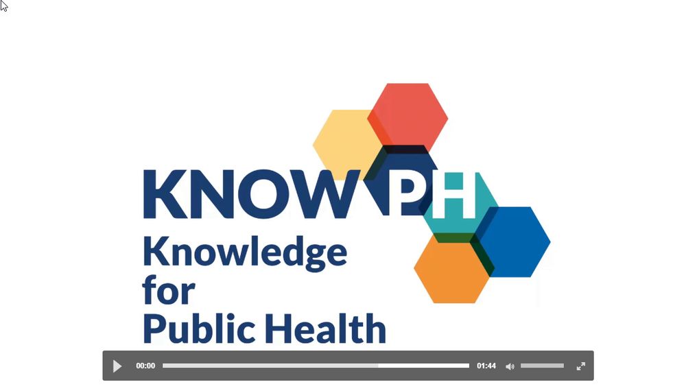 Intro screen for the animation with the KNOW PH logo