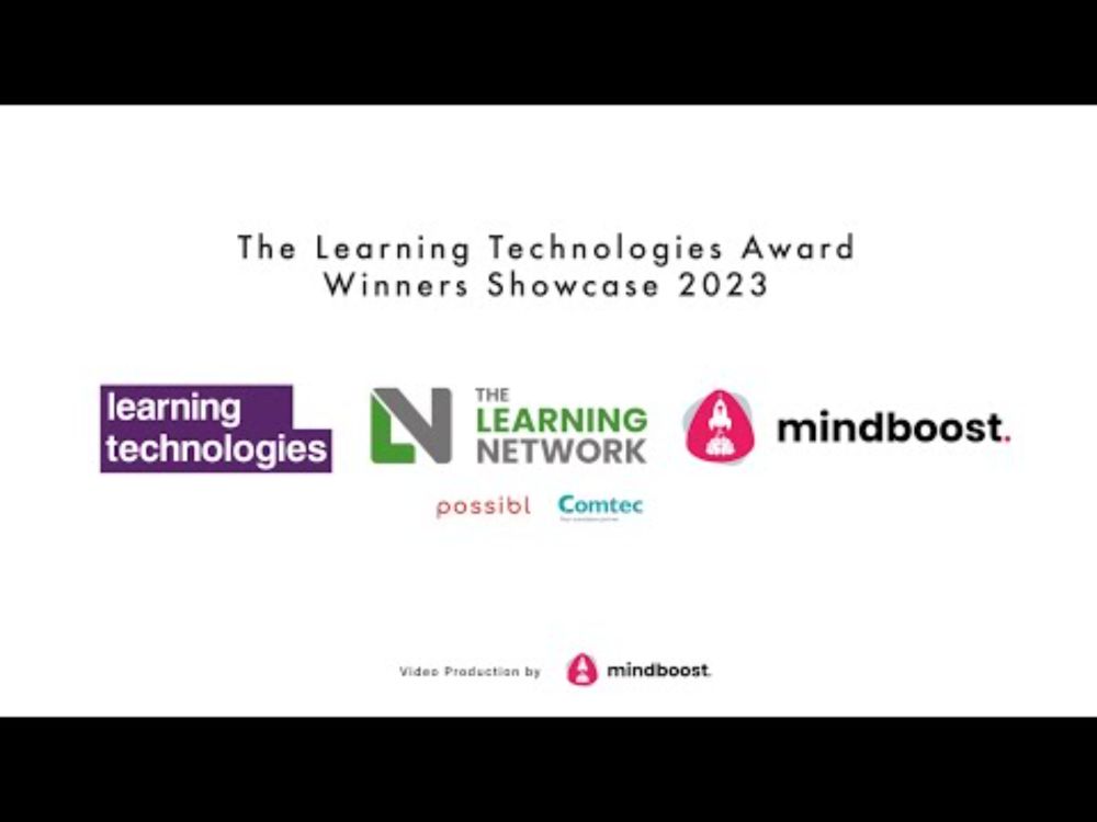 Learning Designer of the Year - Leonard Houx - The Learning Technologies Awards Showcase