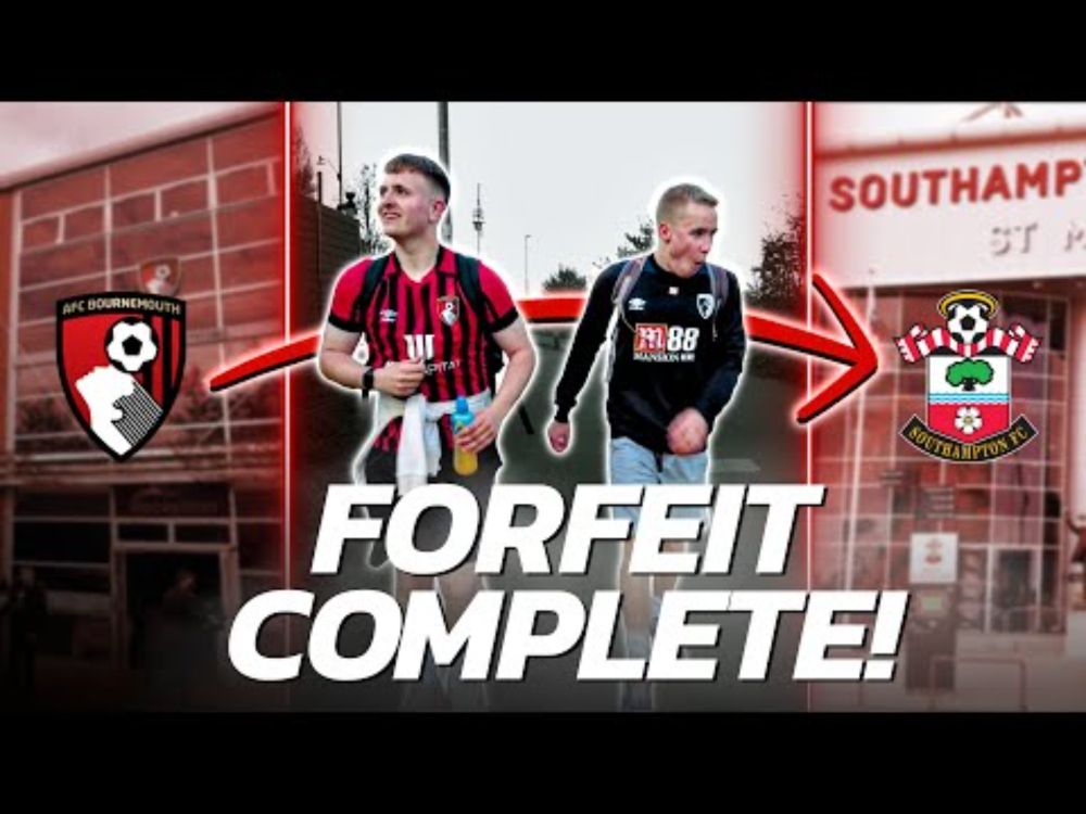 EPIC FORFEIT! A 60 Mile WALK from Vitality Stadium to St Mary's (AND BACK!)