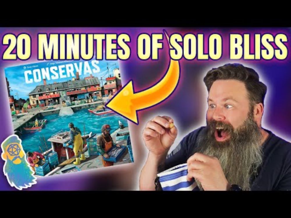 Conservas Board Game Review - 30 Minutes of Solo Bliss!