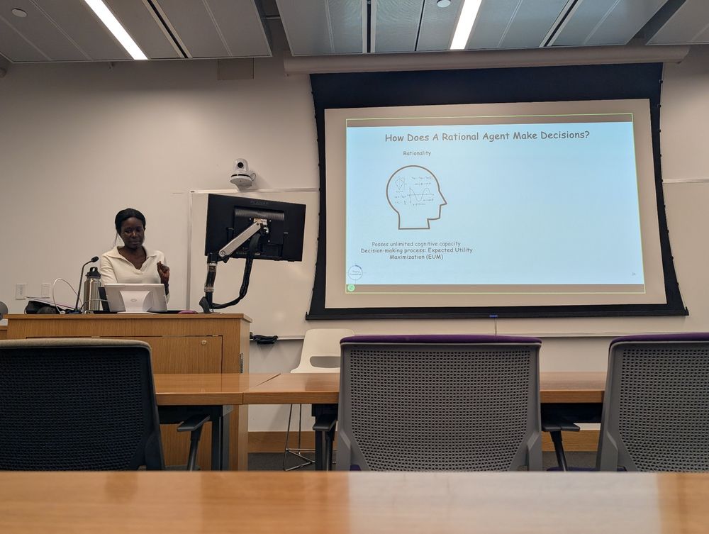 Paula defending her dissertation 