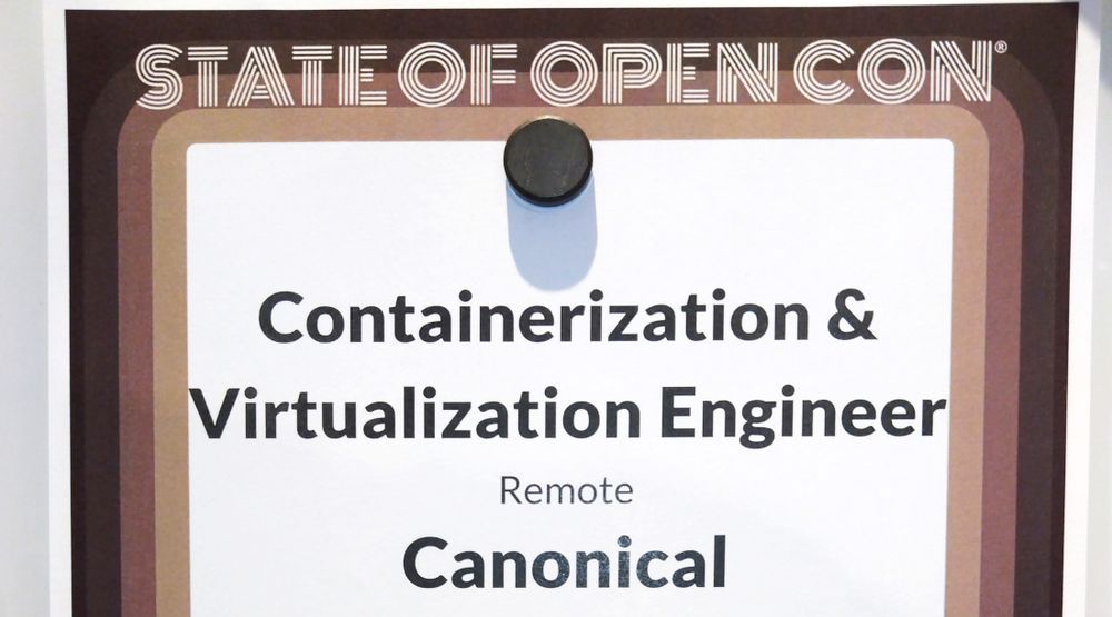STATE OF OPEN CON | Containerization & Virtualization Engineer | Remote EMEA | Canonical
