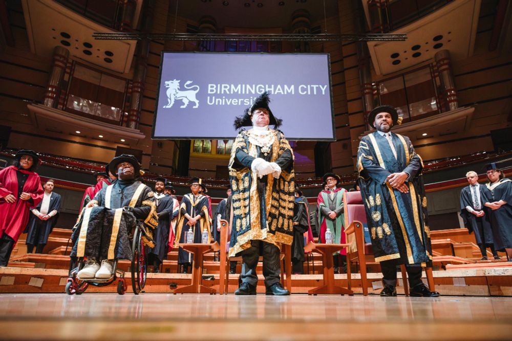 Ade Adepitan at his first BCU graduation ceremony