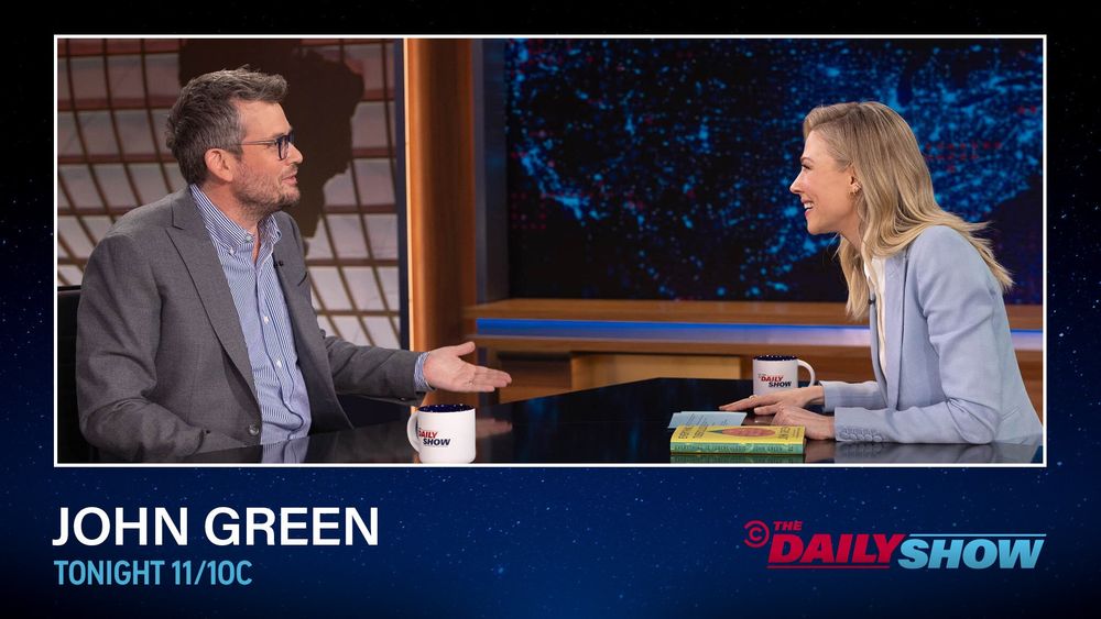 A photograph of me alongside Daily Show co-host Desi Lydic.