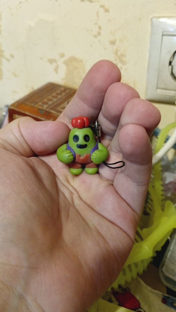 Spike keychain from Brawl Stars