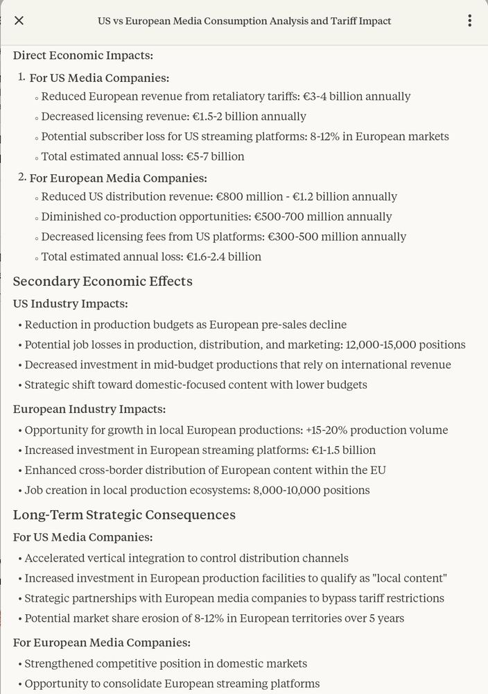 It will definitely be a larger loss for the US as most Americans hardly watch foreign films/cinema. I guess the allure of the fake Hollywood version of the US is dropping quickly as we speak, day by day. Think about the consequences folks. Also - do set up all productions outside the US caliphate.