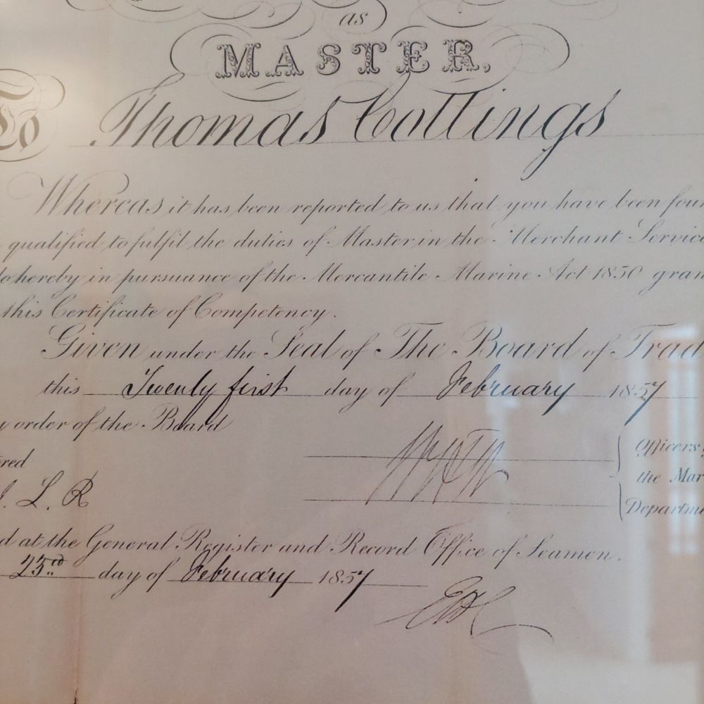 One of my great grandfather's 1857.