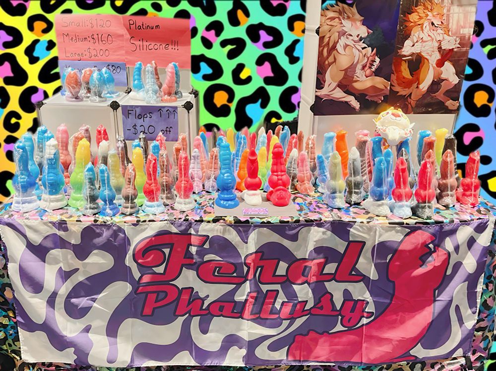 Feral Phallusy table at Fur-Eh