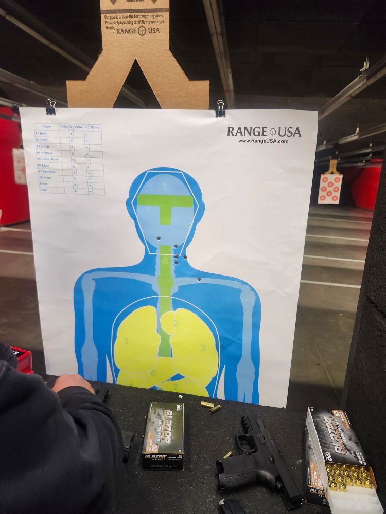 Target silhouette almost exclusively shot in the neck