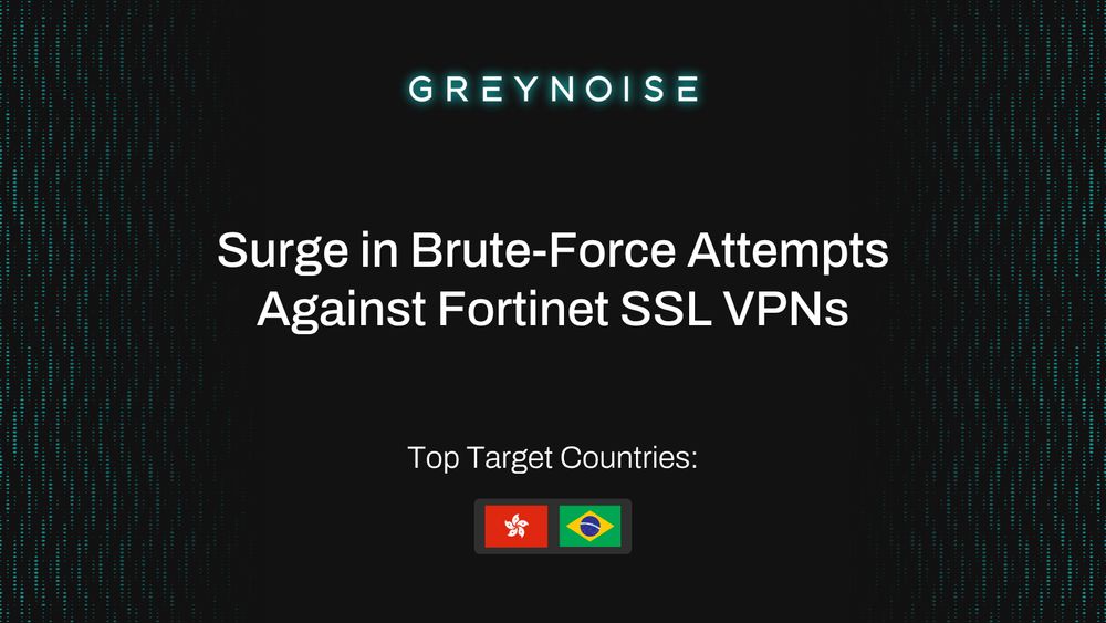 Surge in Brute-Force Attempts Against Fortinet SSL VPNs