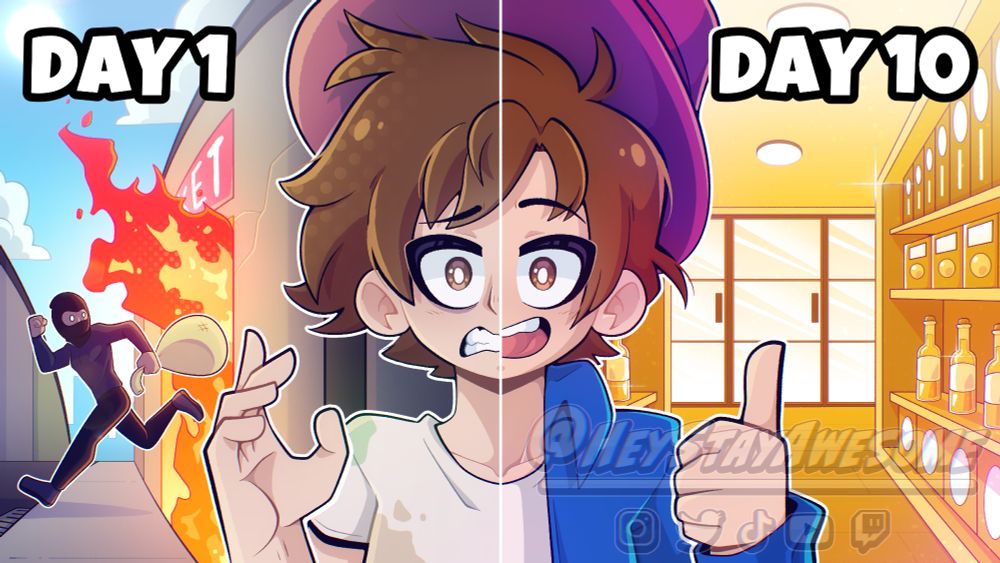 A Thumbnail Commission for @/ReactionBro