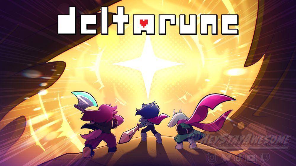 Fanart based on the trailer for chapters 3 and 4 of Deltarune