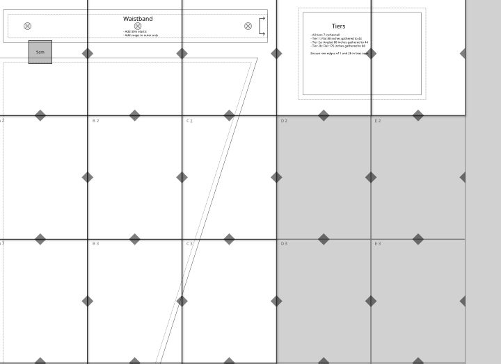 A screenshot of the petticoat pattern.