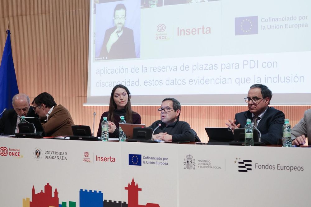 Imagen de la apertura del Congreso Universidad y Discapacidad