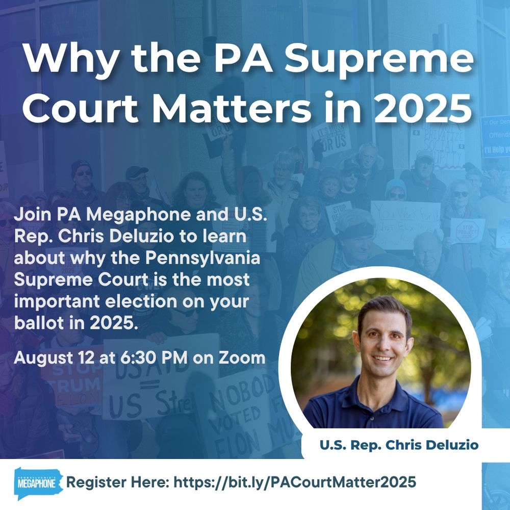 Graphic with the title “Why the PA Supreme Court Matters in 2025.” Text reads: 