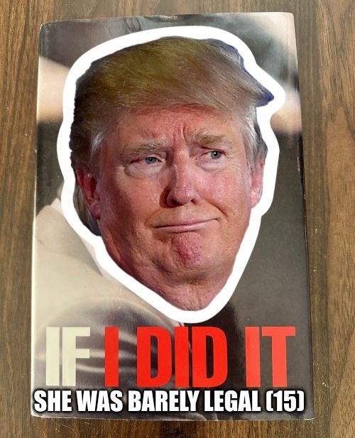 IF I DID IT
SHE WAS BARELY LEGAL (15)