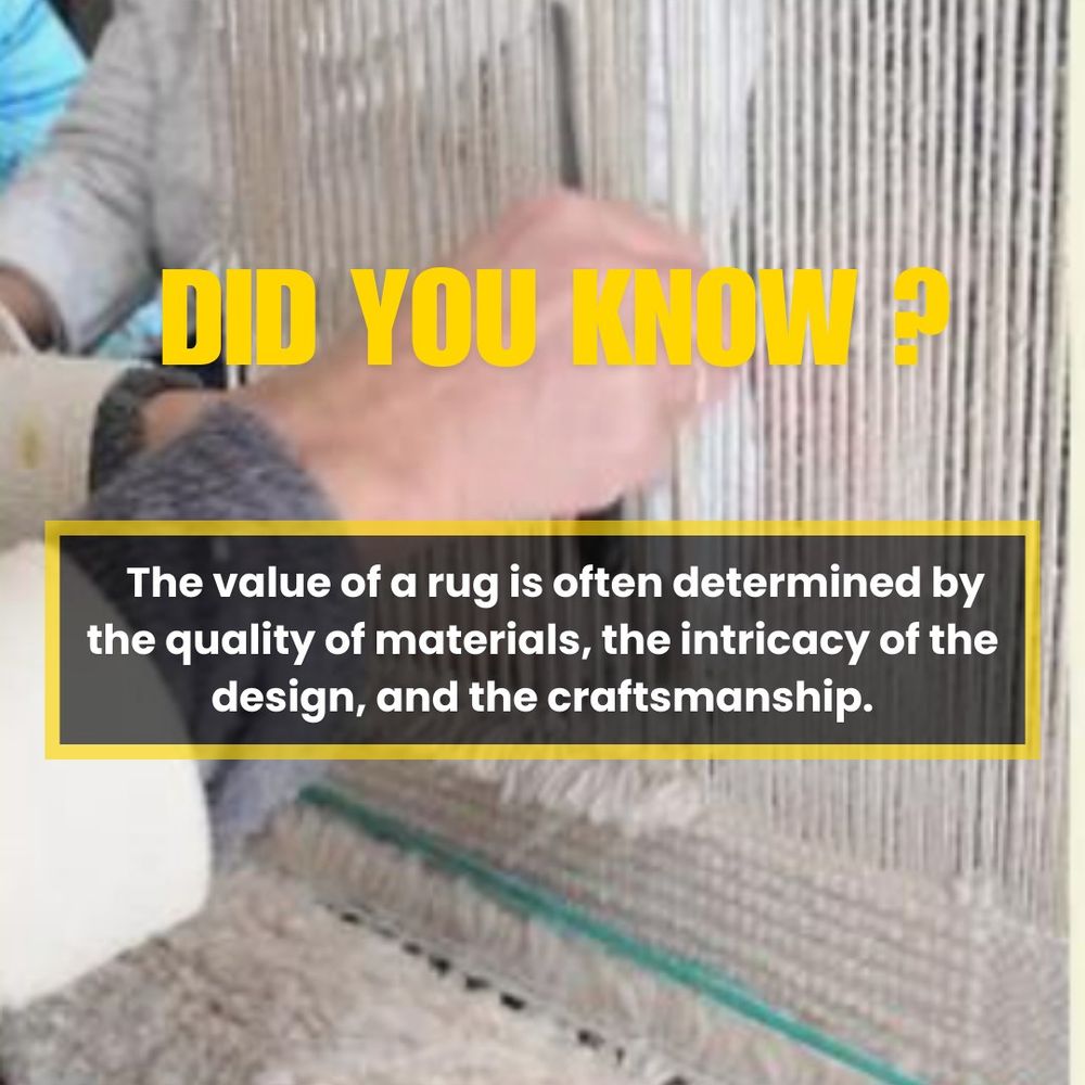 What factors most influence the value of a rug ? 

#artcornershop #RugValue #LuxuryRugs #DesignElegance #CraftsmanshipMatters #MaterialQuality #RugArtistry #HomeDecorInsights #SophisticatedDesign…