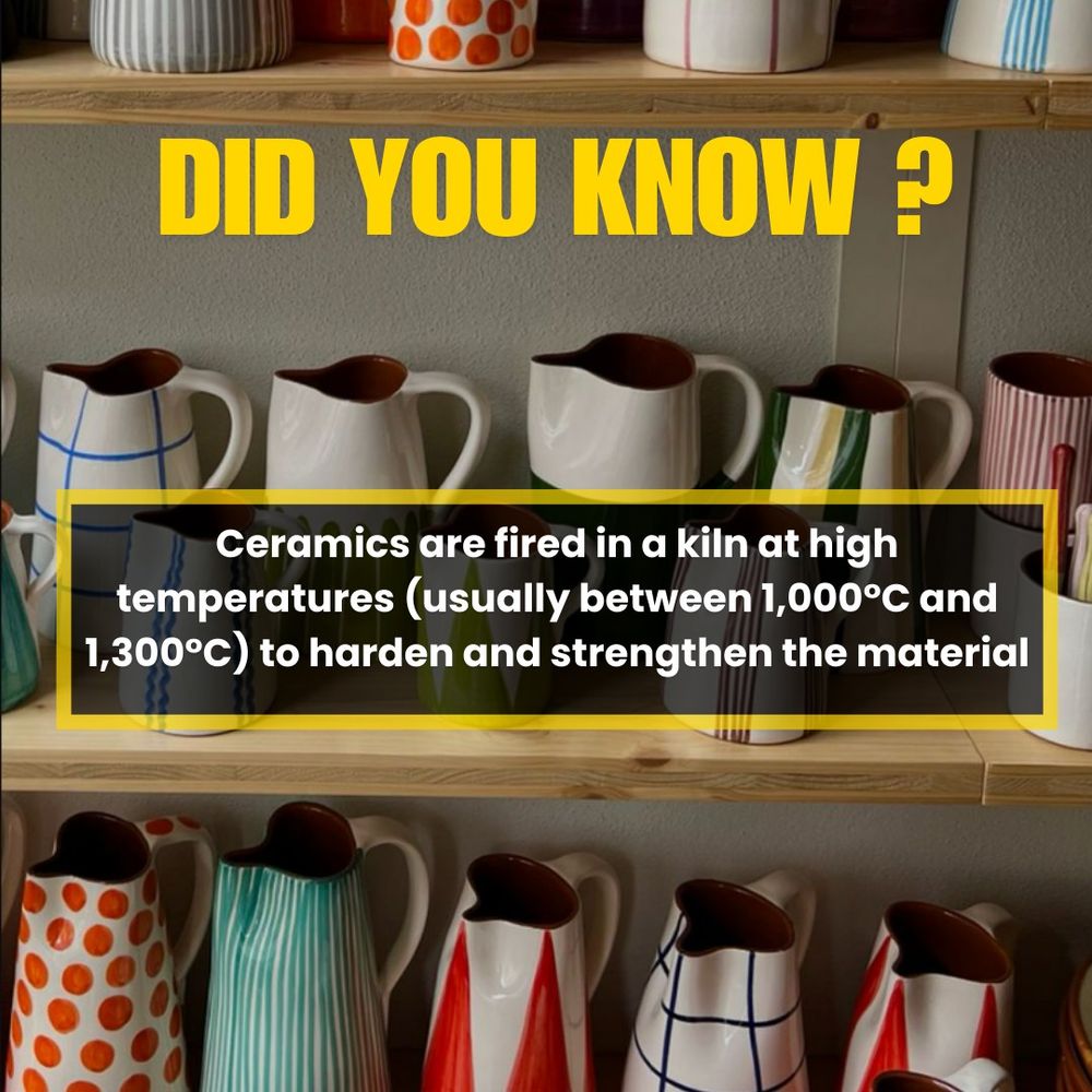 Did you Know ? 
Ceramics are fired in a kiln at very very High temperature 

#artcornershop #RareFinds
#HandmadeTreasures
#UniqueDecor
#OneOfAKind
#HomeStyle
#ExclusiveCollection
#ArtisanCrafted…