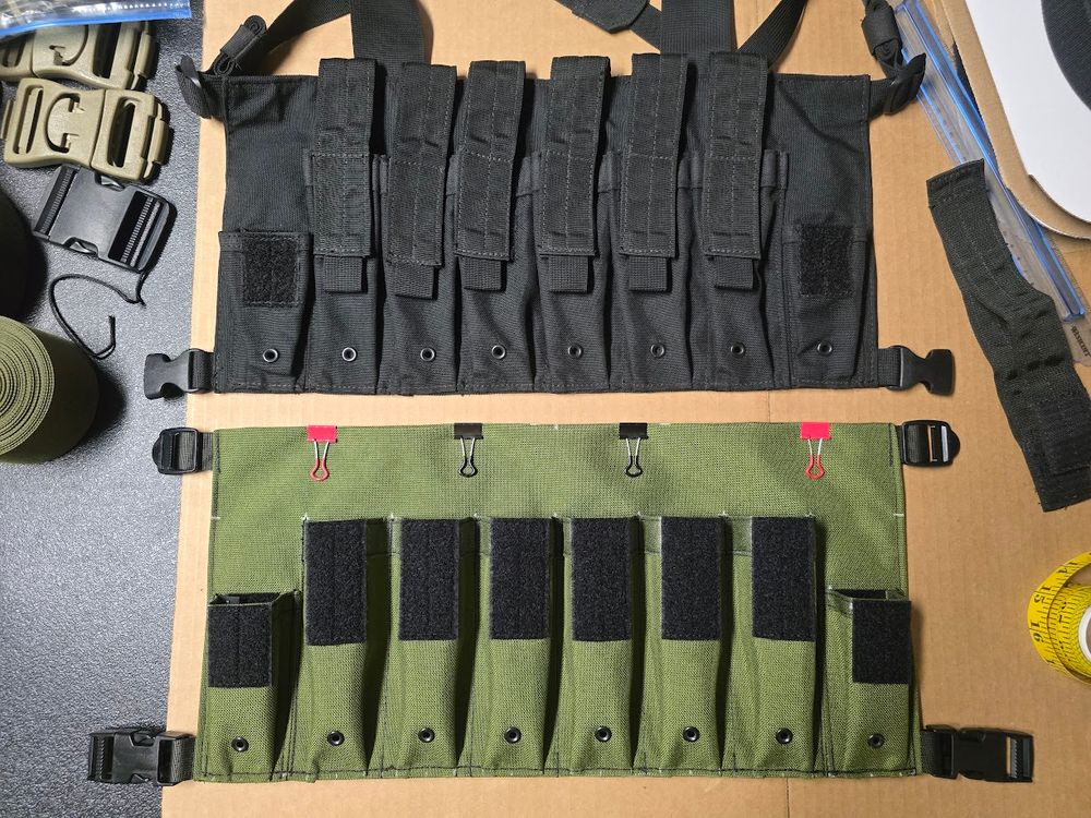 BHI SMG Chest Rig (above) and Incomplete Copy (below), only missing the straps.