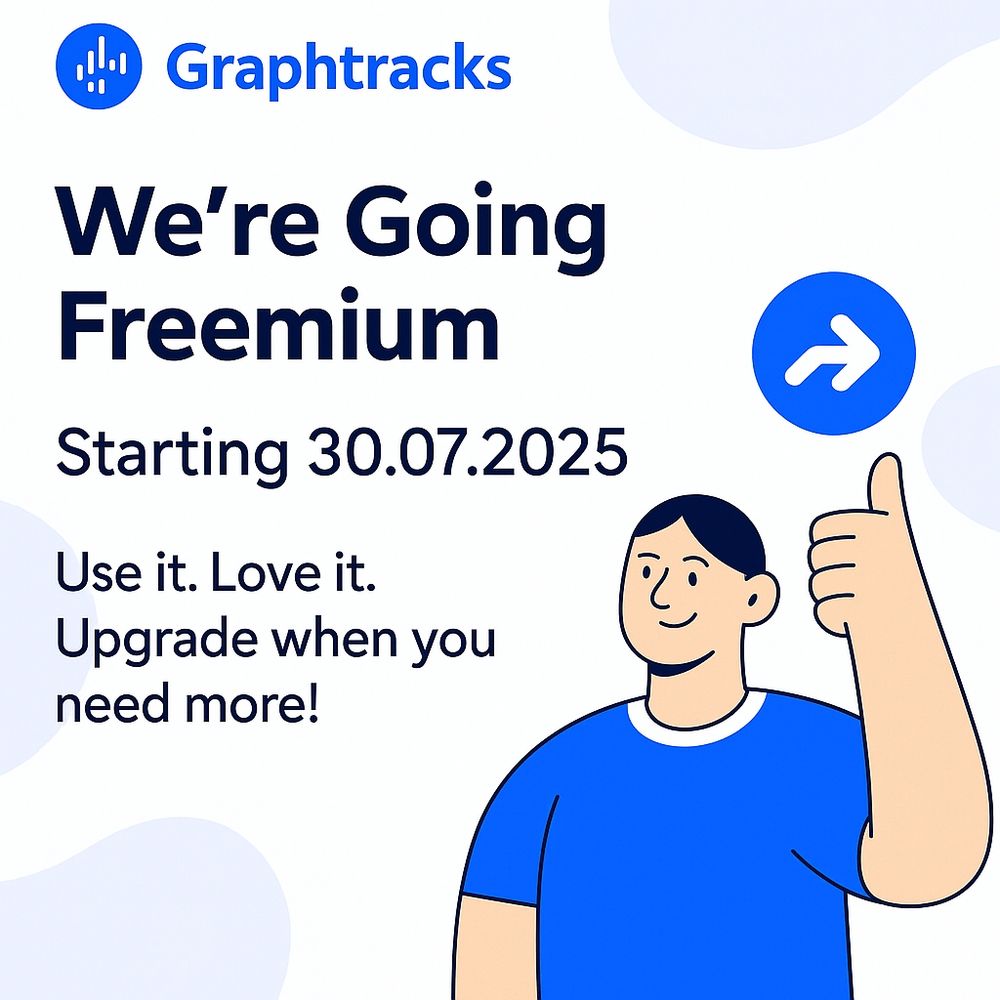 Graphtracks.com is going to Freemium starting 30.07.2025.