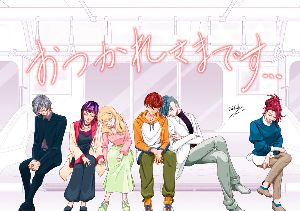 電車に乗車したおつかれ
気味なナラティブガンダムのキャラ