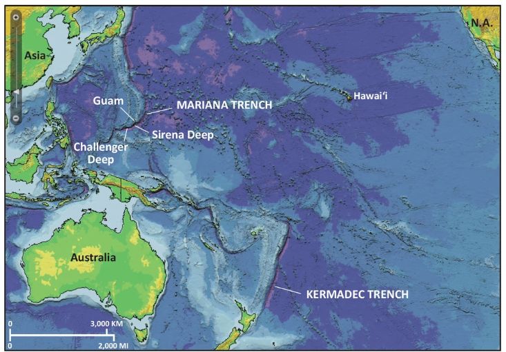 Mapa de la Fosa de las Marianas (Challenger Deep)
Photo by Katie Lange