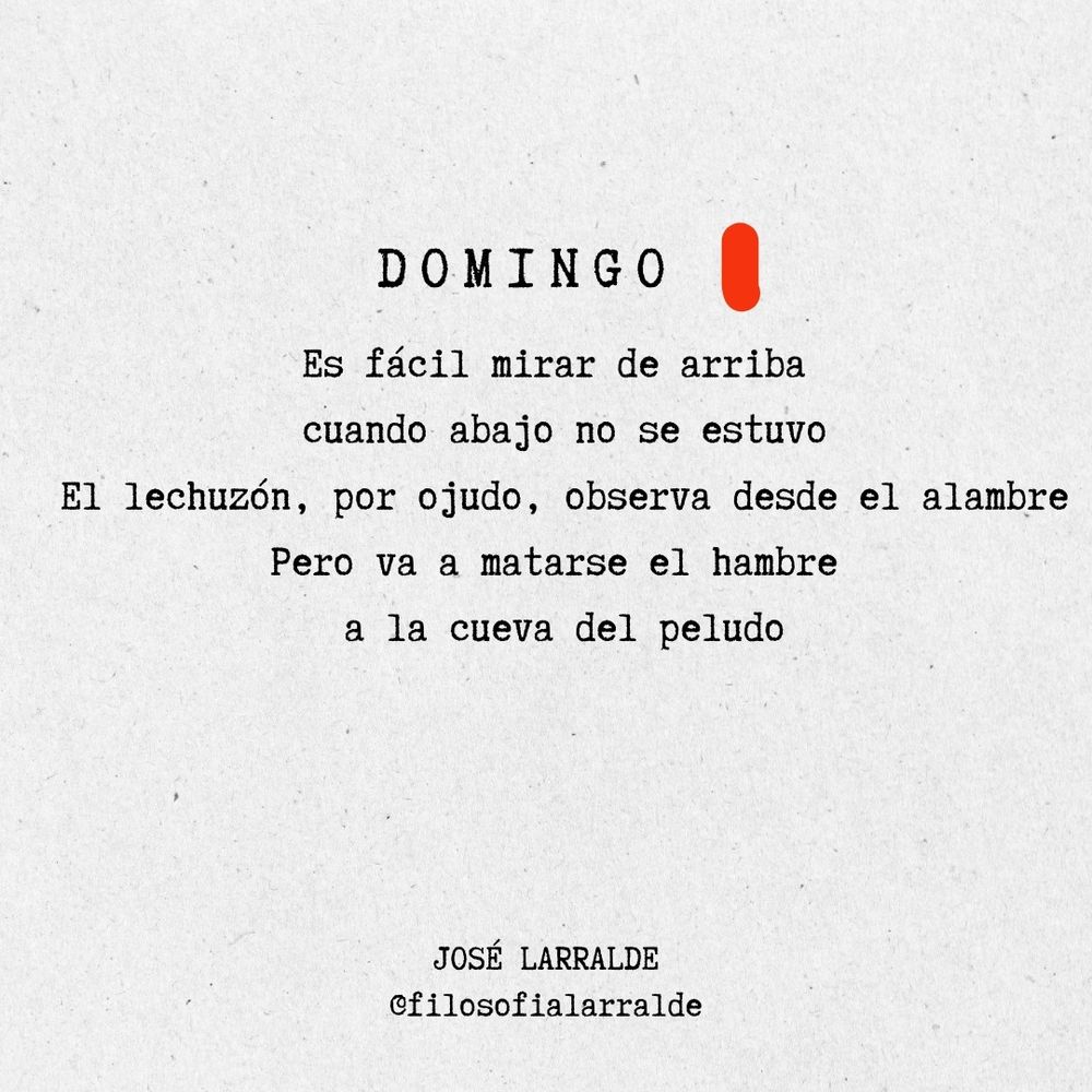 @JoseLarralde
@filosofiaLarralde