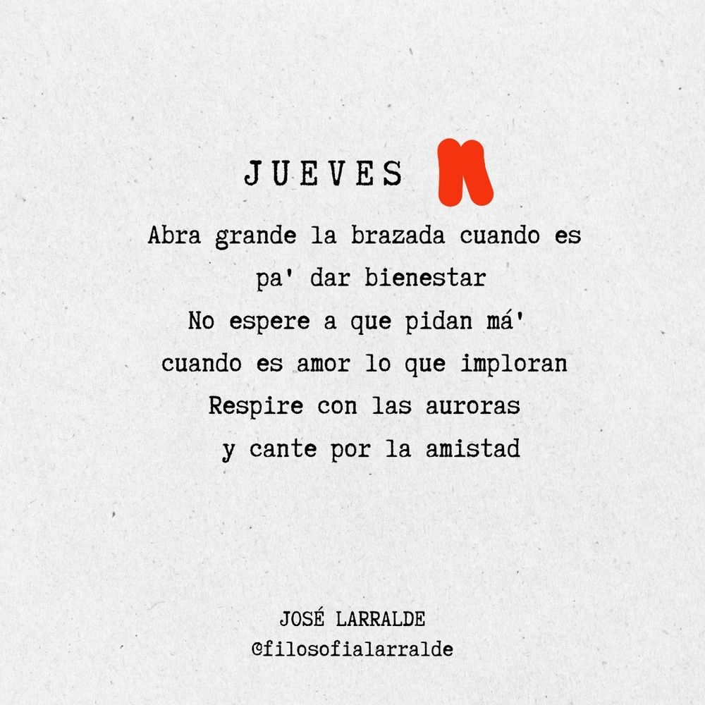 @JoseLarralde
@filosofiaLarralde